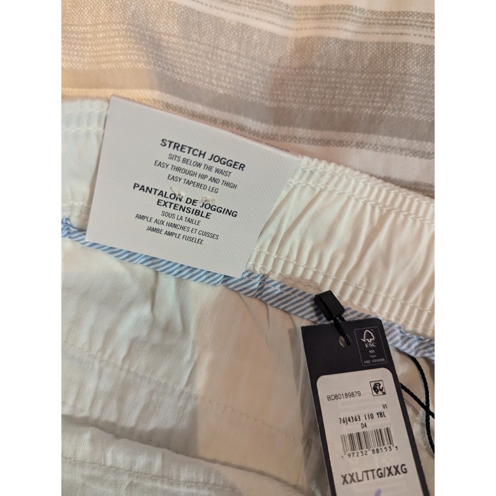 Tommy Hilfiger THFlex womens XXL white‎ stretch jogger pants NWT - Picture 7 of 10